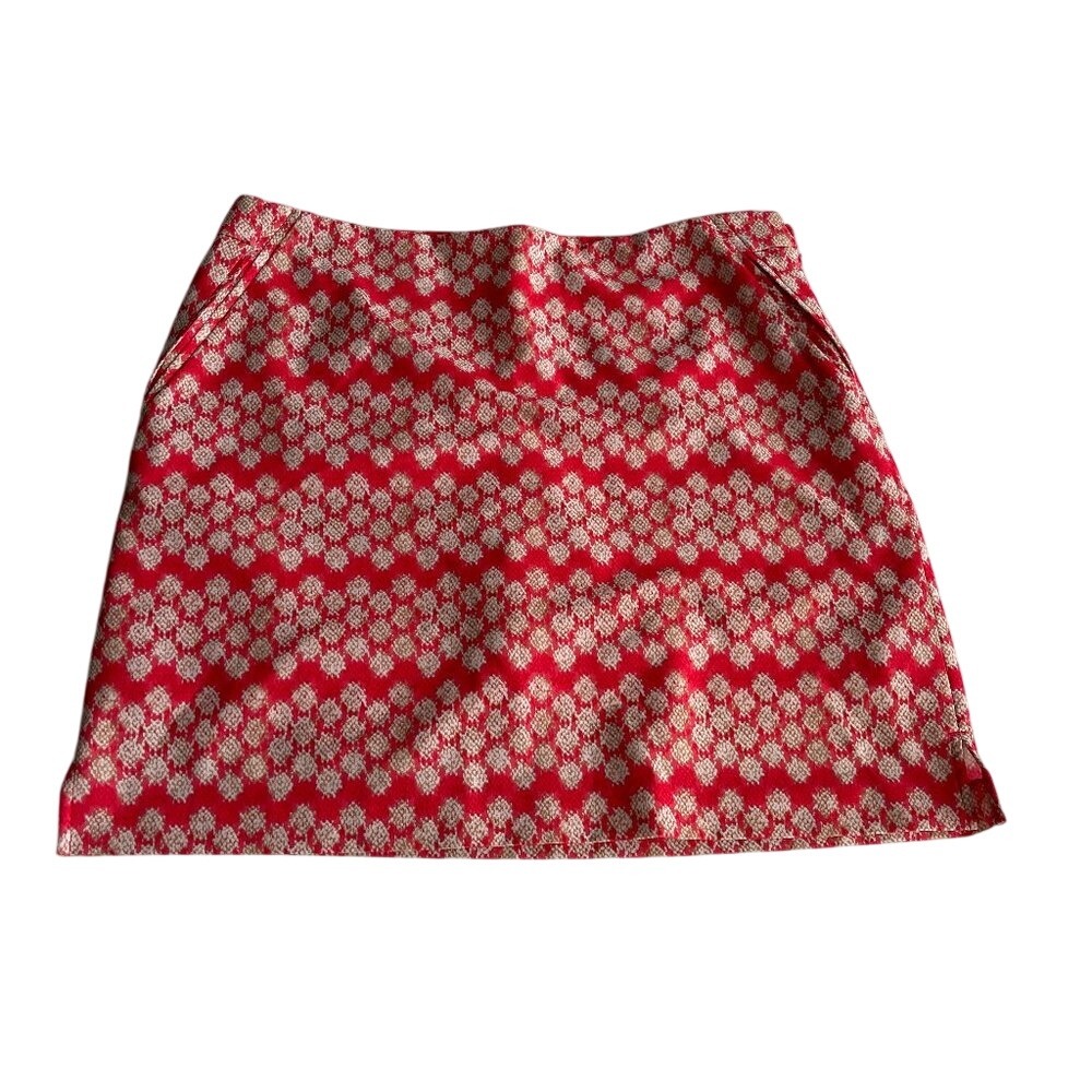 EP Pro Women's Golf Skort in Coral and Tan SZ 10‎